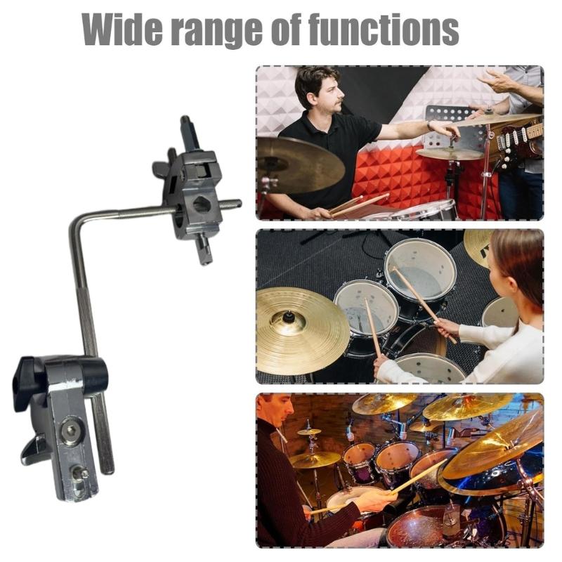 Quick Releasing Cymbal Stand Adjustable Height Metal Texture Multilayer System for Live Shows and Studio Recordings