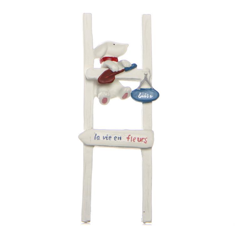 Climbing Creative Staircase Puppy Scene Mini Model Ornament For Garden Decor