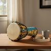 Djembe Lehký provazem laděný Přenosný africký buben pro děti, začátečníky, hudbu
