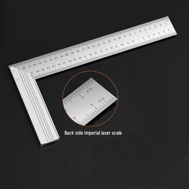 JunCeng Stainless Steel Woodworking L-Square Ruler