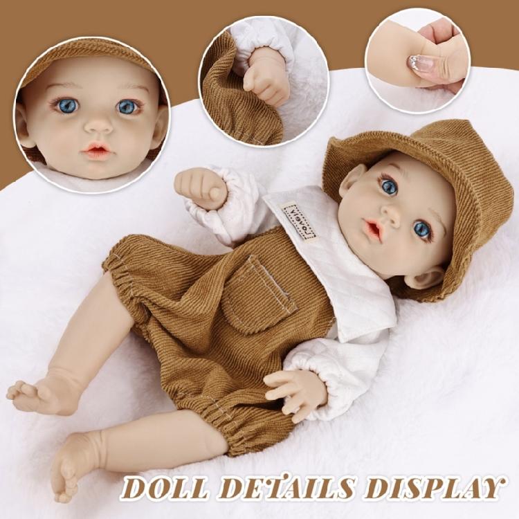 Vinyls Newborns Baby Girl Doll 12inch Child Friendly Realistic Plaything
