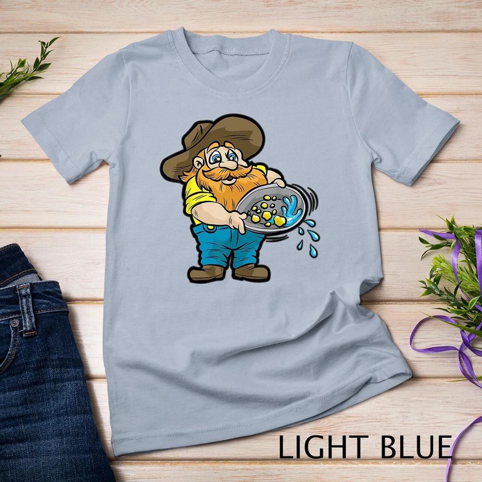 YUKON GOLDMINER T-SHIRT - Mining Miner Gold Nugget Pan Gift Unisex T-shirt 3XL
