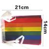 14X21cm 25 Stück 7M Regenbogen Flagge Regenbogen Homosexuell Lesben Homosexuell LGBT Stolz