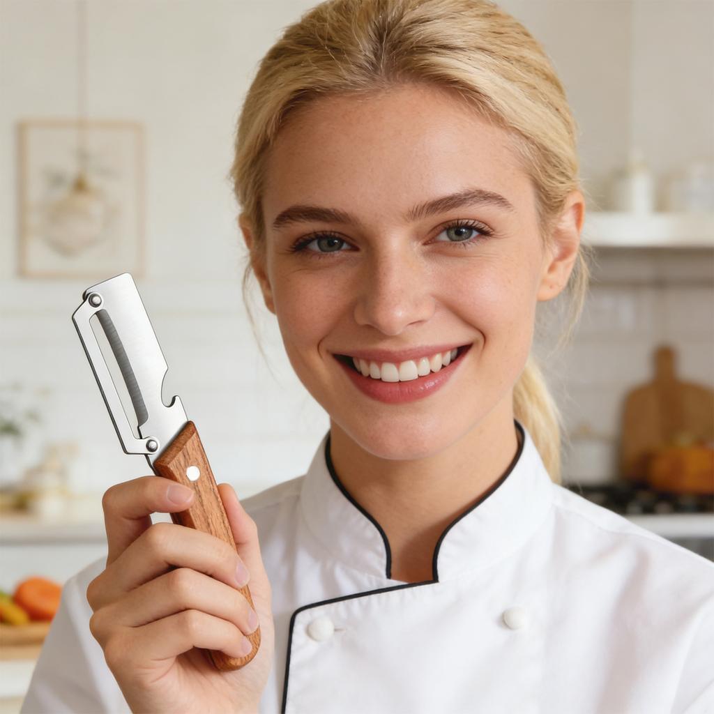 Stainless Steel Bread Knife, Multifunctional Peeling Knife Kitchen Special Potato Peeling Knife