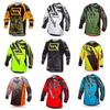 Pánský cyklistický dres s dlouhým rukávem pro horskou cyklistiku Rychleschnoucí Prodyšný Trail Downhill MTB tričko