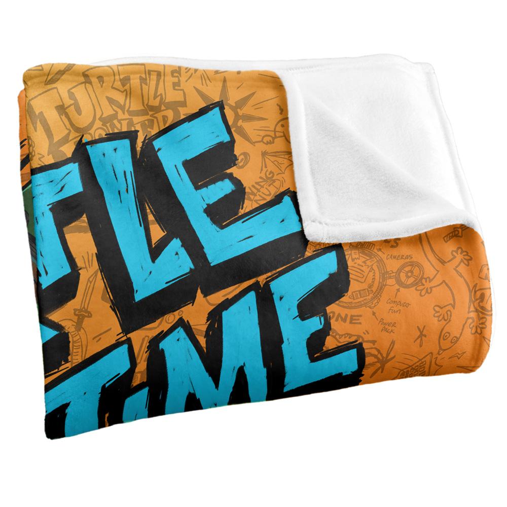 Teenage Mutant Ninja Turtles: Mutant Mayhem Turtle Time Silky Supersoft Blanket