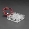 4010 40x40x10mm 4cm Hydraulic Bearing 2pin DC 5v 12v 24v Cooling Brushless Fan Transparent white LED light Emitting