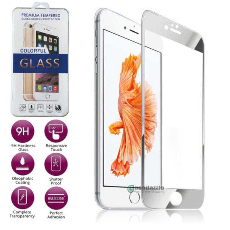 For IPhone 6 6S Plus Full Coverage Tempered Glass Screen Protector Film Guard