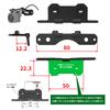 Alumania Universal Backup Camera Mounting Bracket Base Set for JB64 Series Jimny Sierra Nomad VSJ-BCBS01