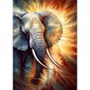 Golden Glowing Animal On Black Background Prints Poster Canvas Painting Modern Wall Art Pictures Living Room Bedroom Home Decor