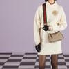 Gucci Ophidia GG Mała torebka Beżowa/Hebanowa Supreme Damskie Torby na ramię Beżowy 735132-FABLE-9442