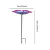 Bird Bath Feeder Accessories Garden Yard Decoration Spacious Stable Base Ornament for