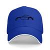 Black Baseball Cap with Minimalist Car Logo Design for Automotive Enthusiasts and Streetwear Fashion Lovers