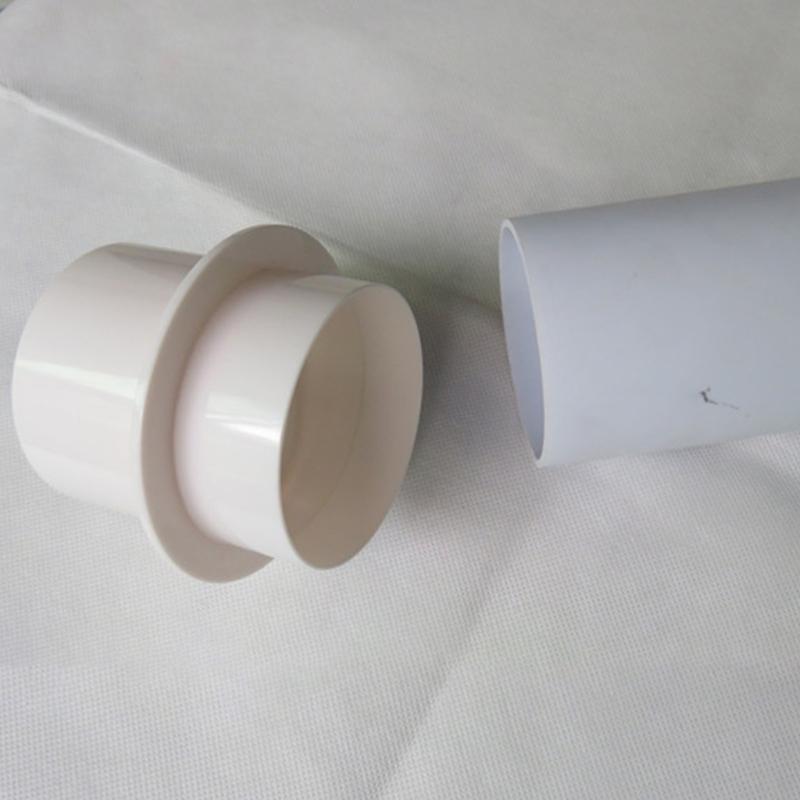 PVC Ventilation Backflow Preventer Valves Ventilation Pipe Round Check Valves Plastic Inline Backdraft Damper Enduring