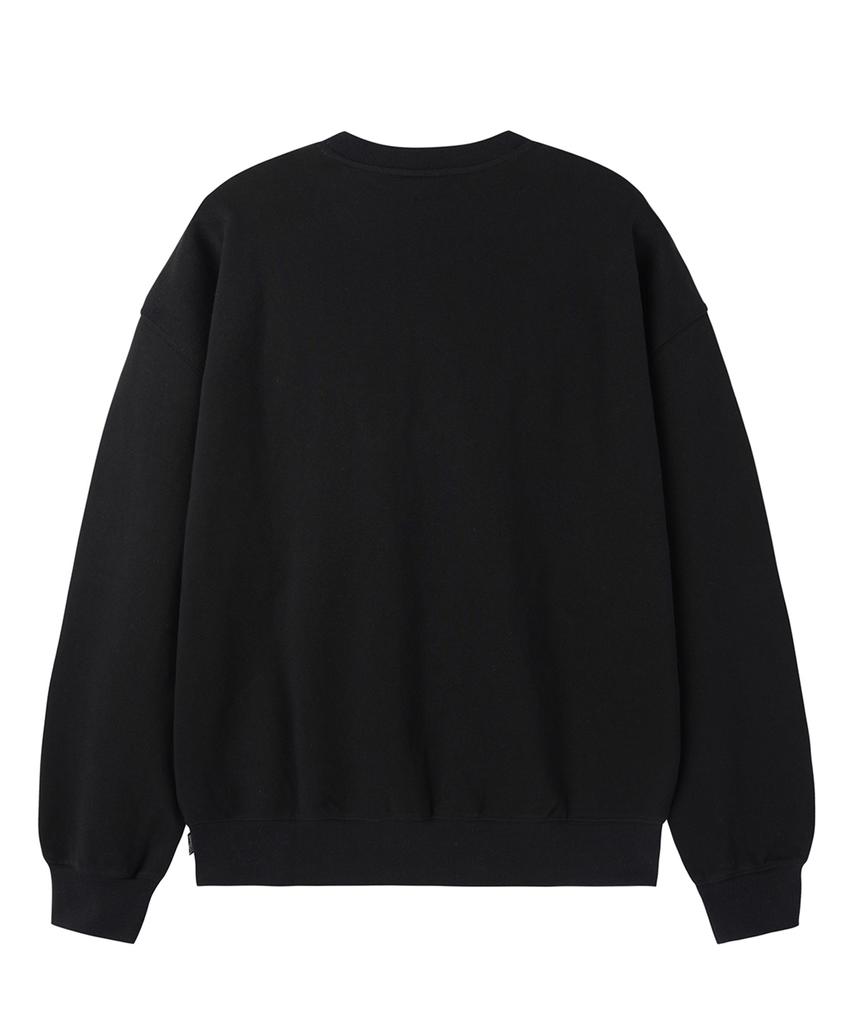 Opeunyadeu(Owai) Tape Dolly Crewneck - Black
