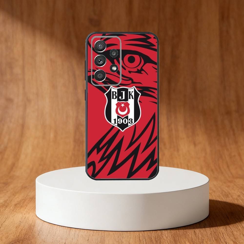1pc F-Fashion B-Besiktas BJK Phone Case For Samsung S25,S24,S21,S22,S23,S30,Ultra,S20,Plus,Fe,Note,10,9,5G Black Cover