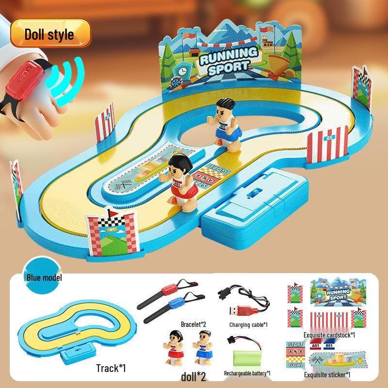 

Wireless Induction Racing Game: Haptic Feedback Track for Kids, Educational Two-Player Toy Gift for Boys & Girls