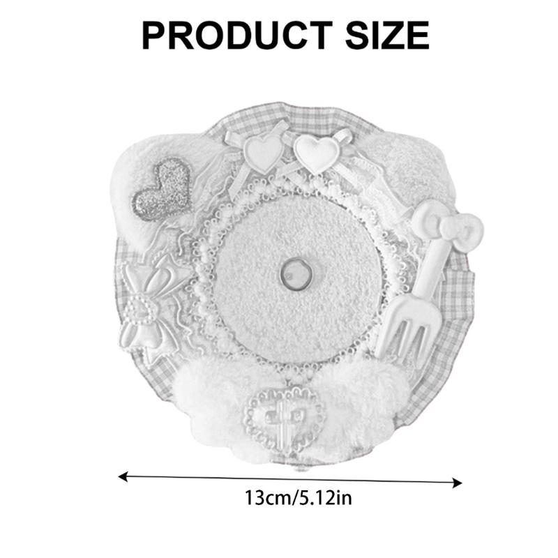 Lace Handmade Brooch Badge Holder Girl Fashion Lapel Pin Display Organizer Fashionable Jewelry Presentation Stand