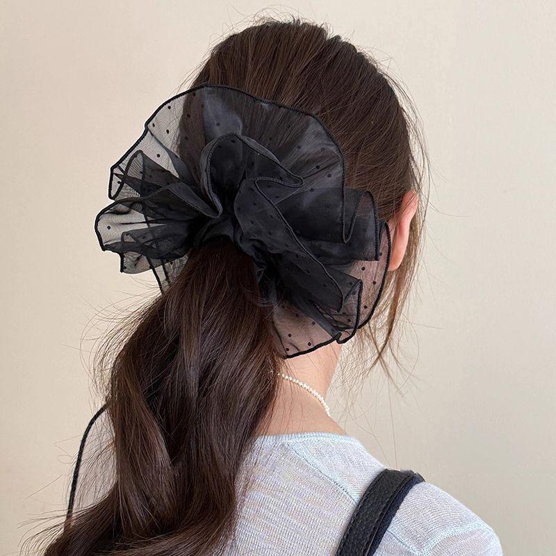 Korejský Tvar Sukně Čelenka Tlustého Střeva Nový Módní Design Krajková Gumička do Vlasů Vázanka Scrunchies Gumička Dívčí Vlasové Doplňky
