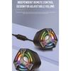 USB Corded Multimedia Speakers With Vibranted Color Effects And Double Connection For Laptop Desktop Devices