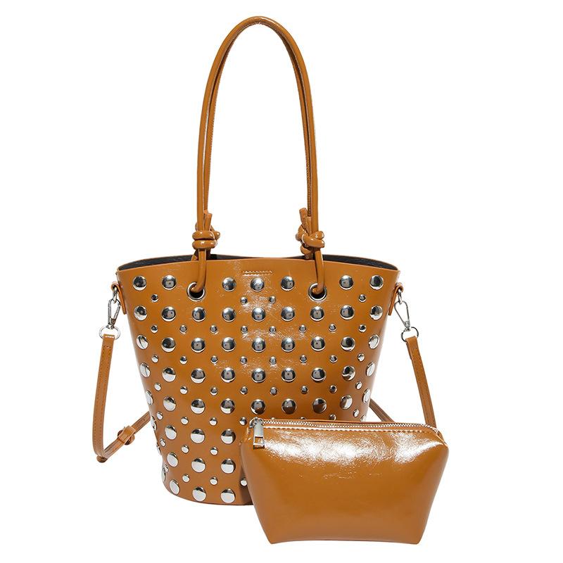 Large-capacity, High-end, Lazy and Fashionable, Hollowed-out Carved Commuting Single-shoulder Underarm Bag