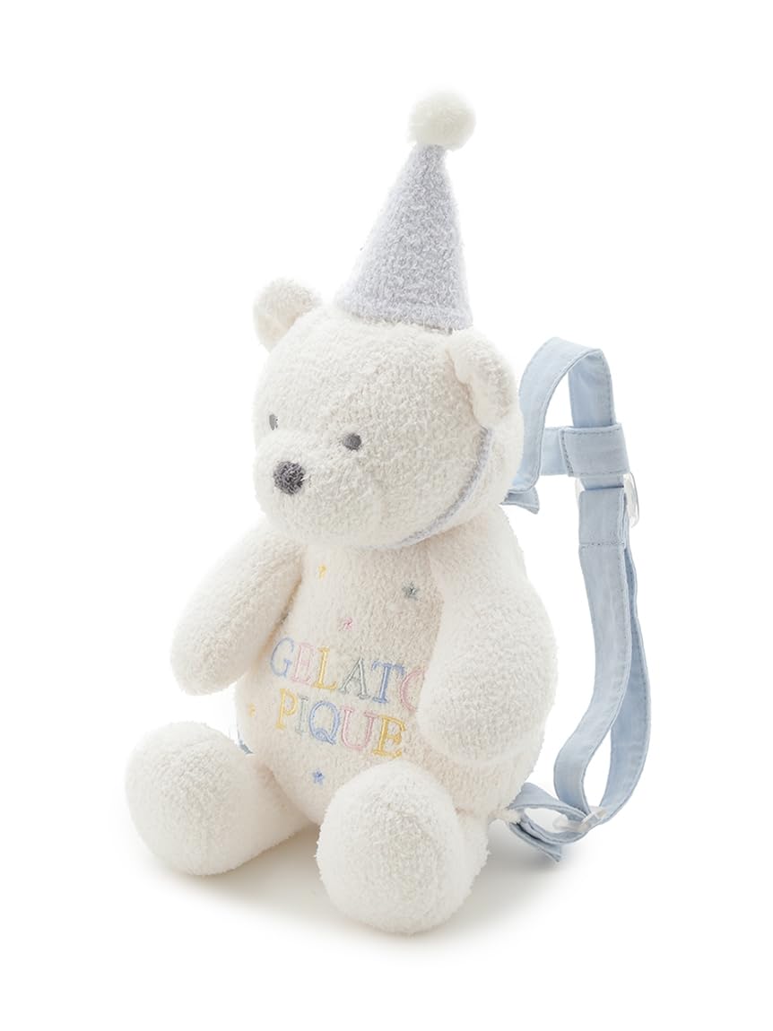 

Gelato Pique Kids Airy Moco Anniversary Bear Backpack PKGB259157 OWHT F