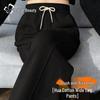Urban Lady Women's Fleece Lined High-Waist Wide-Leg Pants