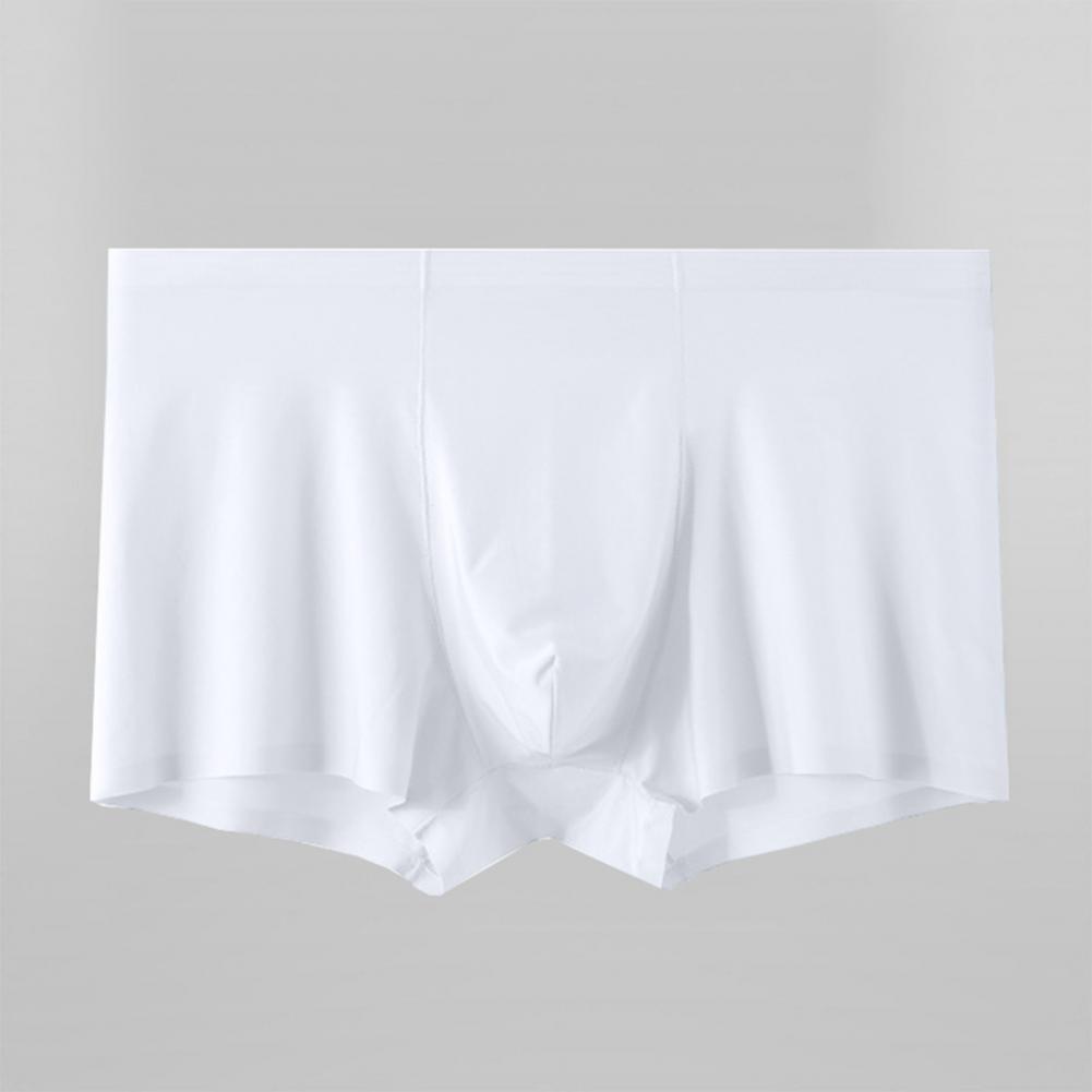 Men Boxer Briefs Men's Seamless Mid-rise Boxer Briefs Quick Drying Breathable Panties Slim Fit High Elasticity Underwear
