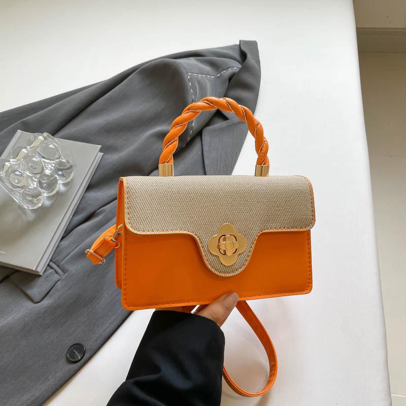 Simple Design Fashionable Commuter Shoulder Handbag Women's 2025 Spring and Summer New High-end Messenger Small Square Bag