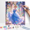 Disney Princess Oil Painting Hand Painting Coloring Painting Handmade Diy Home Decoration Gift