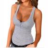 Summer Women's Sexy Tight Camisole Knit Vest T-Shirt