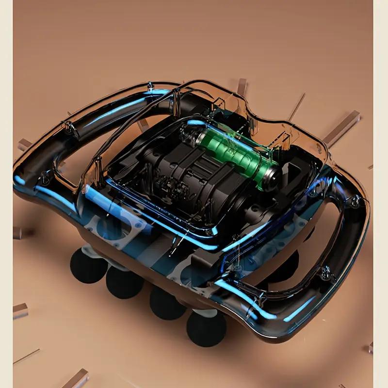 99Gear Fascia Gun 16-head Muscle Massager Gun High Frequency Waist Massage Machine Body Shoulder Professional Fascia Massage Gun