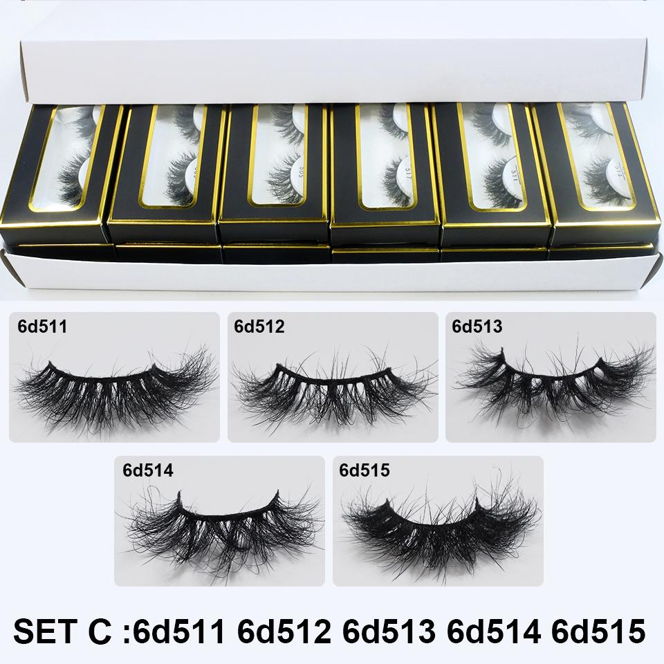 Lashes Bulk Wholesale 5/10/30/50 Pairs Mink Lashes 10mm-18mm Fluffy Volume Natural Eyelashes Makeup