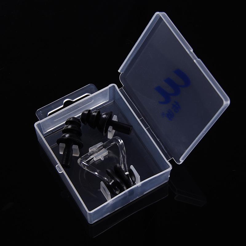 

Водонепроницаемые беруши и зажим для носа Yoyou для плавания для детей - Мягкие, защита от захлебывания, идеально подходят для купания и ныряния чёрный