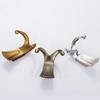 New Wall Mounted Clothes Hanger Racks Fashion Bathroom Wall Hangers 2 Hooks Robe Coat Wall Hooks With Screws Furniture Hardware