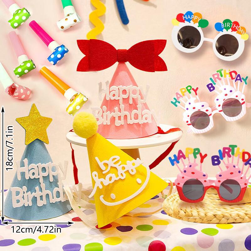 

Шляпа Очки Дующий Дракон Набор из 12 штук Набор для персоны вечеринка по случаю дня рождения очки смешная свеча подсолнух радужные солнцезащитные очки украшение