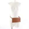 Pristine JIL SANDER Waist Bag RIVET WALLET BELT Rivet Wallet Belt  Brown Leather Used