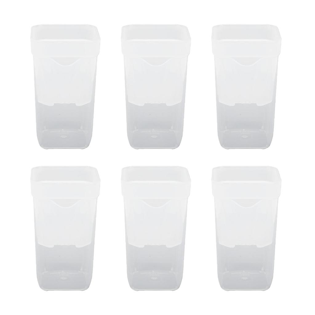 12PCS Plant Pots with Wicking System Transparent Double Layer Design Pots with Labels for Small Indoor Plants