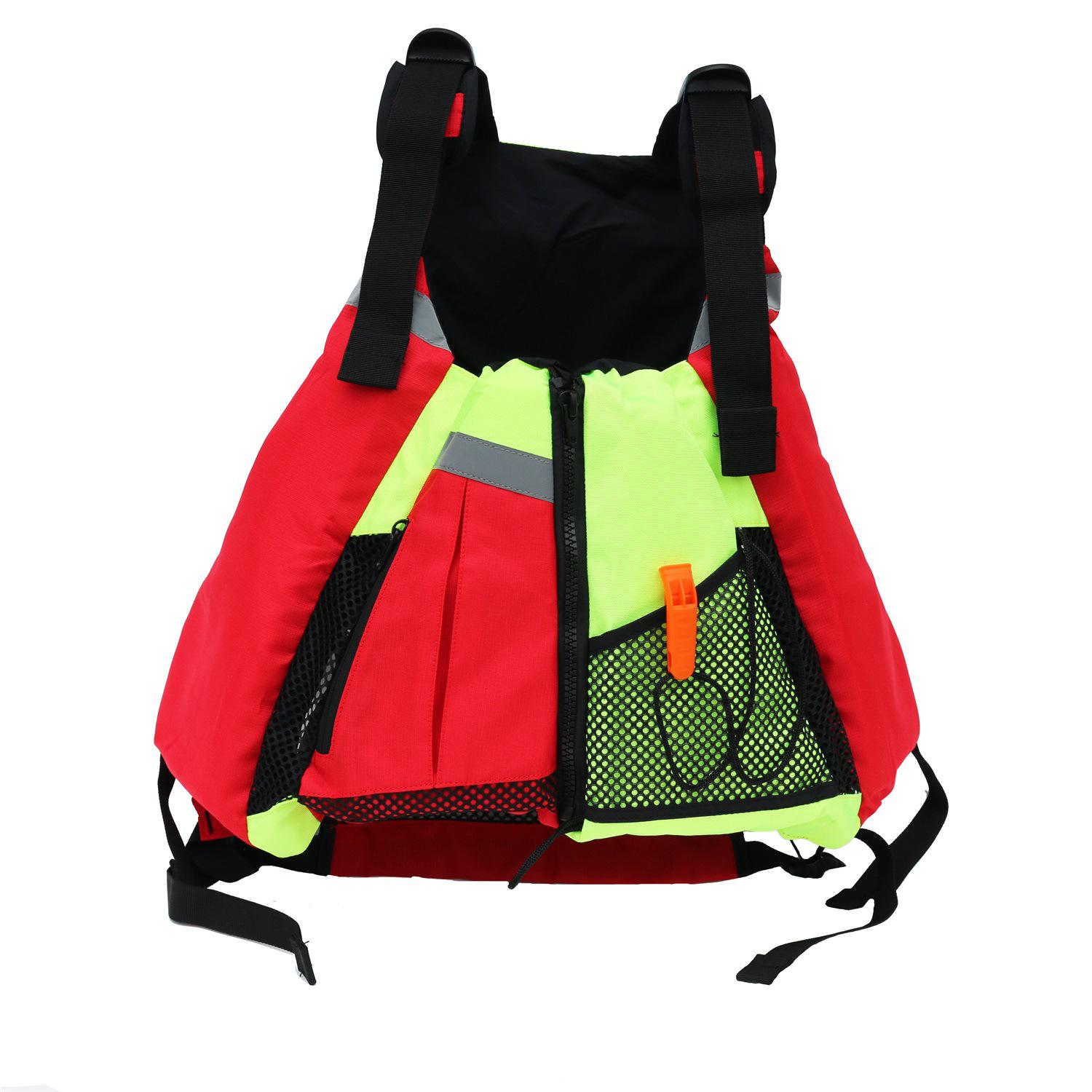 

Компактный дышащий жилет в коротком стиле для паддлбординга, каякинга и плавания - Взрослый, один размер One Size 80-180 Jin красный