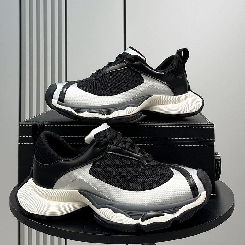 

Толстая платформа Сетчатый верх Дышащие спортивные туфли для мужчин Дешевая ликвидация Бег Оригинальный модный дизайнер Мужские повседневные кроссовки 44