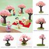 Zakka Cherry Blossom Resin Decor Gift For Home And Office Scenes