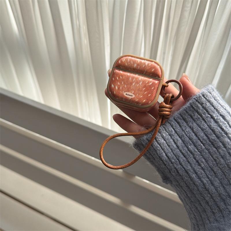 Autumn and winter ins brown deer pattern for AirPods 1 generation protective cover for AirPods 1 earphone cover Pro1