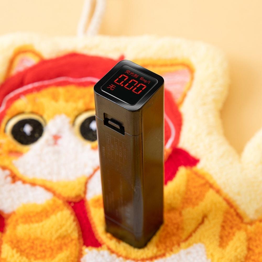 Durable Cute Cat Hand Towel Soft Coral Fleece Bathroom Kerchief Hanging Style Strong Water Absorption Washcloth Kitchen