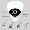 2-in-1 Guitar Pick & Tuner - Portable, Multi-Purpose Pitch Calibrator for Folk Guitars and Ukuleles, 12-Tone Equal Temperament,