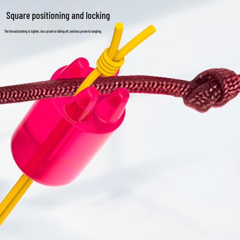 High-Concentricity Silicone Bean Fishing Rod Tip Lock, Anti-Tangle Olive Shape Accessory