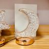 Bedroom Crystal Touch Dimming NightLight Girl Room Home Decorations Aesthetics USB Table 3D Moon Lamp