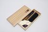 Folding Black Bellflower Silk Folding Handmade by Kyoto Comes with Fan Presented in a Paulownia Wood Made in Japan [Hasegawa] Fan, Design, Fan,
