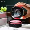 Qianwei 80mm Crystal Ball, Astronaut Design, Birthday Gift for Men and Women, Popular Decorative Item, Stylish K9 Crystal Ball, Glass Ornament,