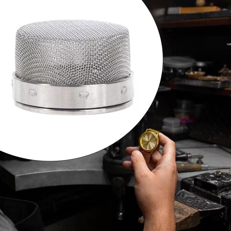 Stainless Steel Watch Parts Cleaner Mesh Baskets Repair Oil Net Jewelry Repair Tray Multi-Size Ultrasonic Cleaning Basket