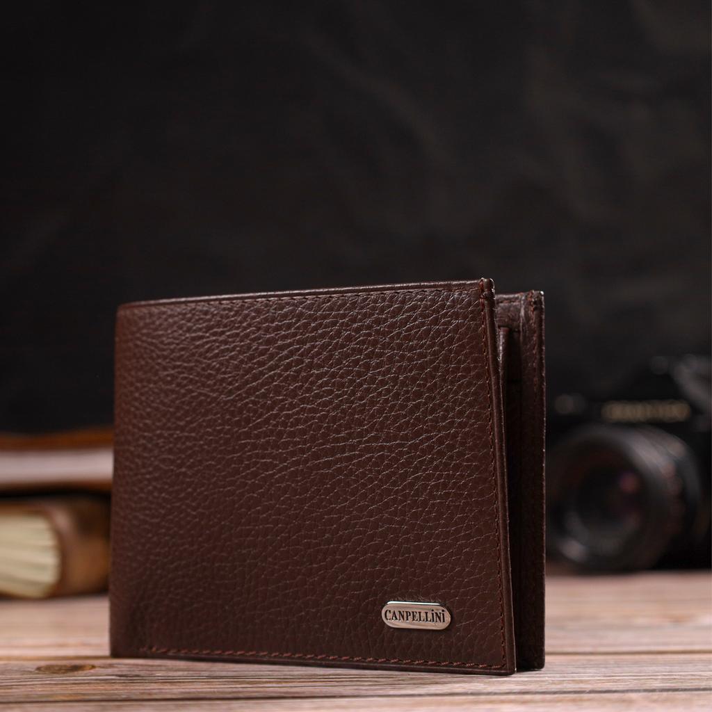 Vynikající pánská peněženka z pravé lícové kůže CANPELLINI 21775 Brown